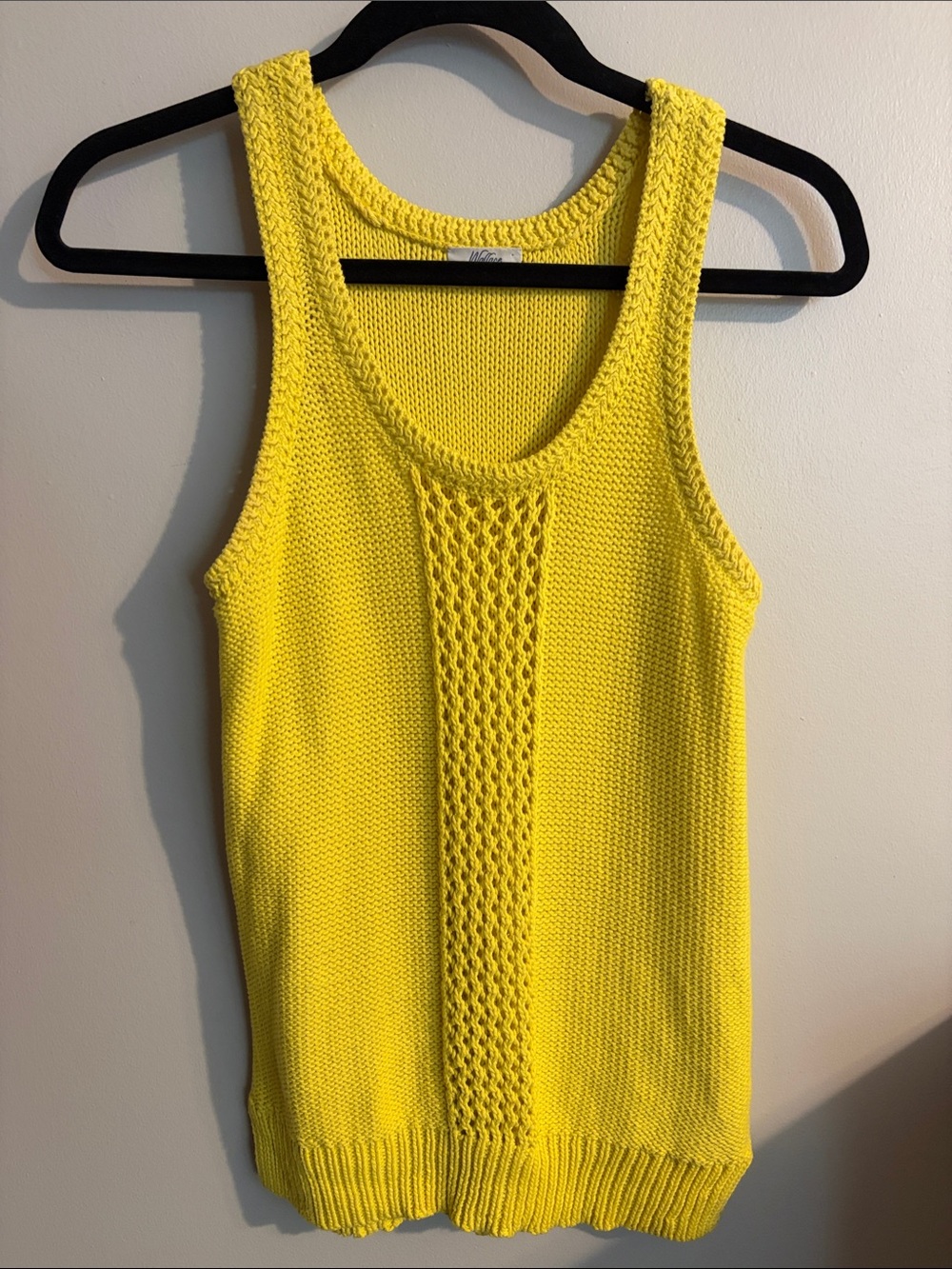 Madewell Bright Yellow Knit Tank
